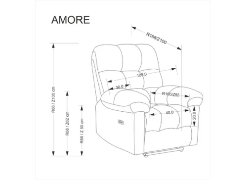 Recliner - tugitool Toscana - Image 3