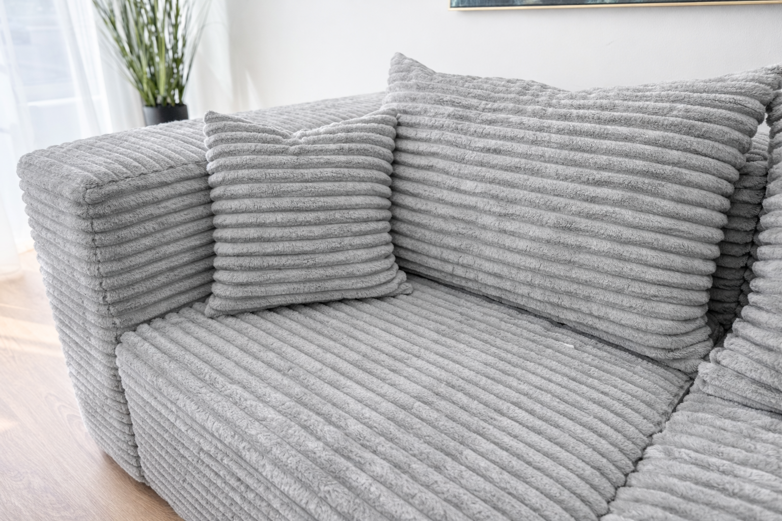 Mooduldiivan Lego XL helehall - Image 3