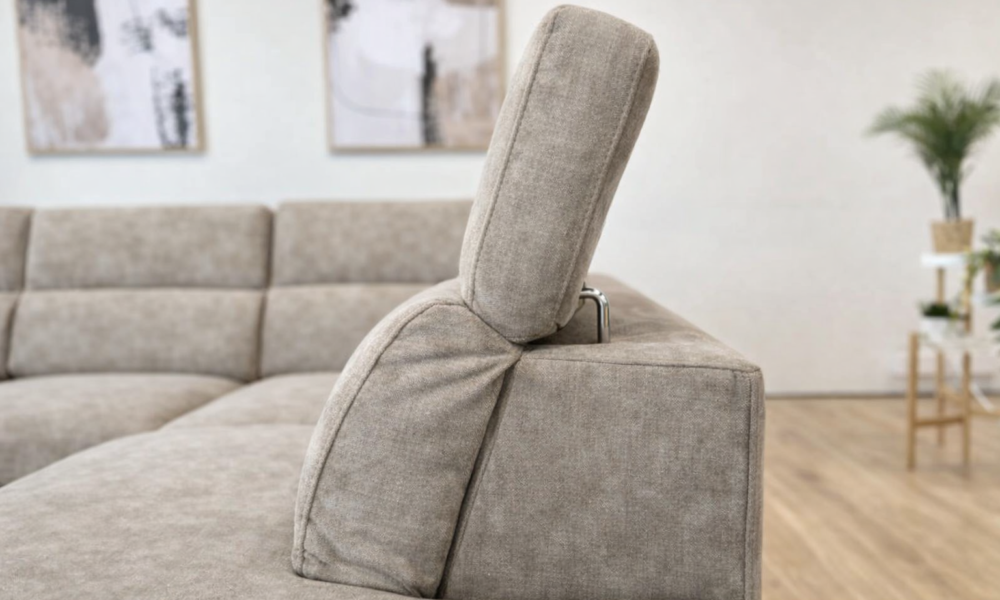 Diivanvoodi pesukastiga Montana beež, mahukas pesukast, liigutatavad peatoed, voodi