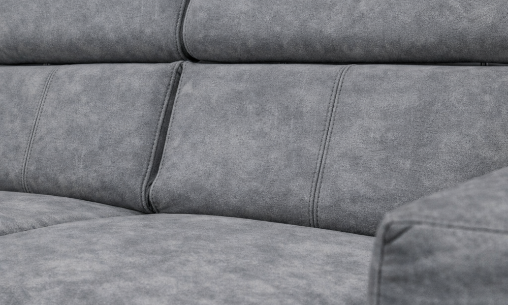 Tumbadega diivanvoodi Valencia, helehall, 11 kohaline diivan suur nurgadiivan