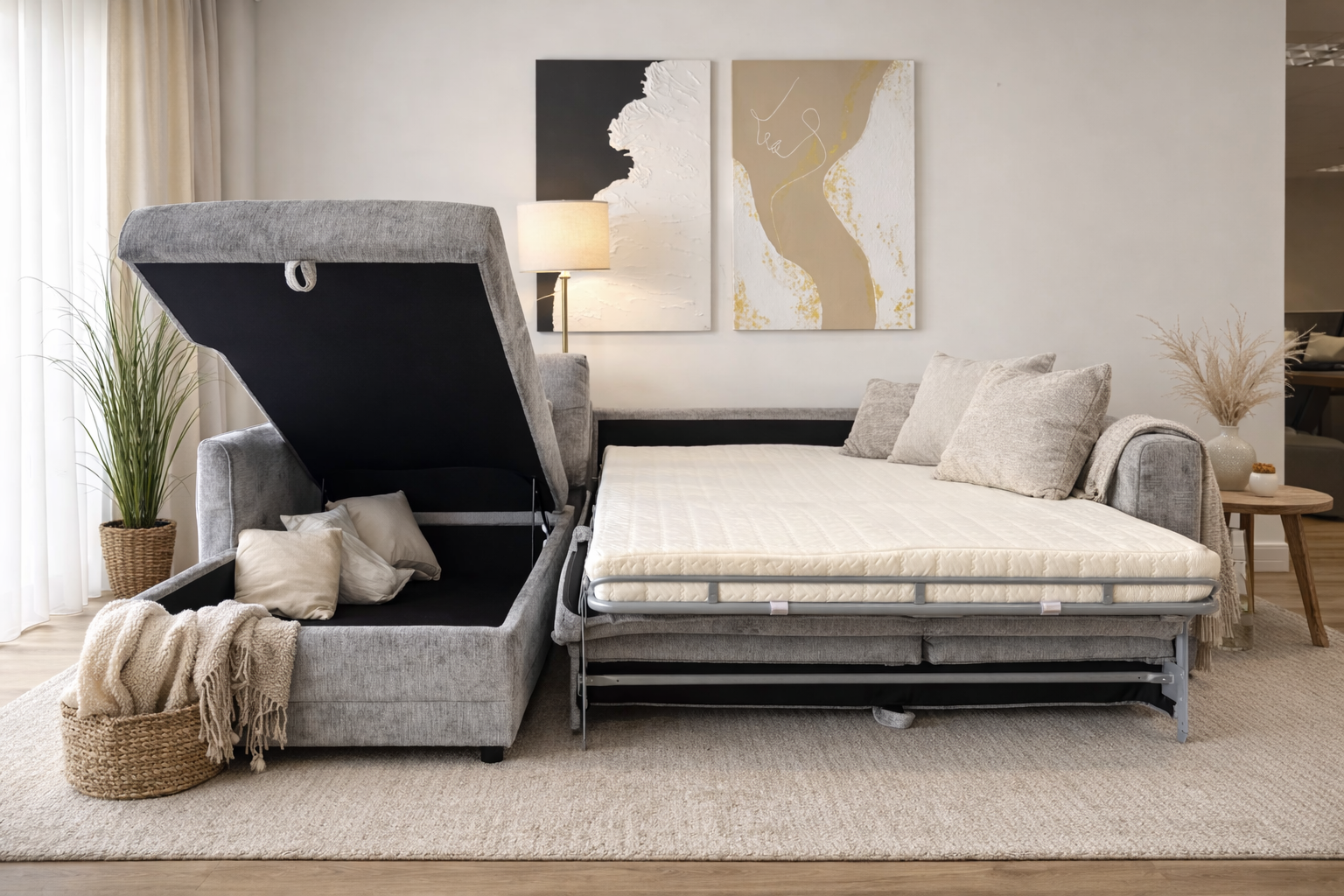 Diivanvoodi madratsi ja pesukastiga Toronto