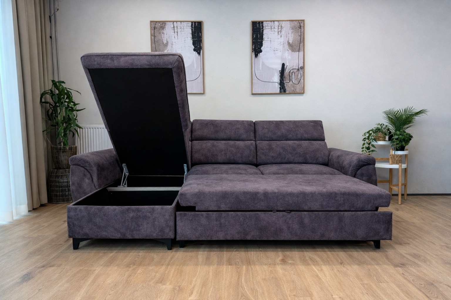 Diivanvoodi Monaco lillakashall - Image 2