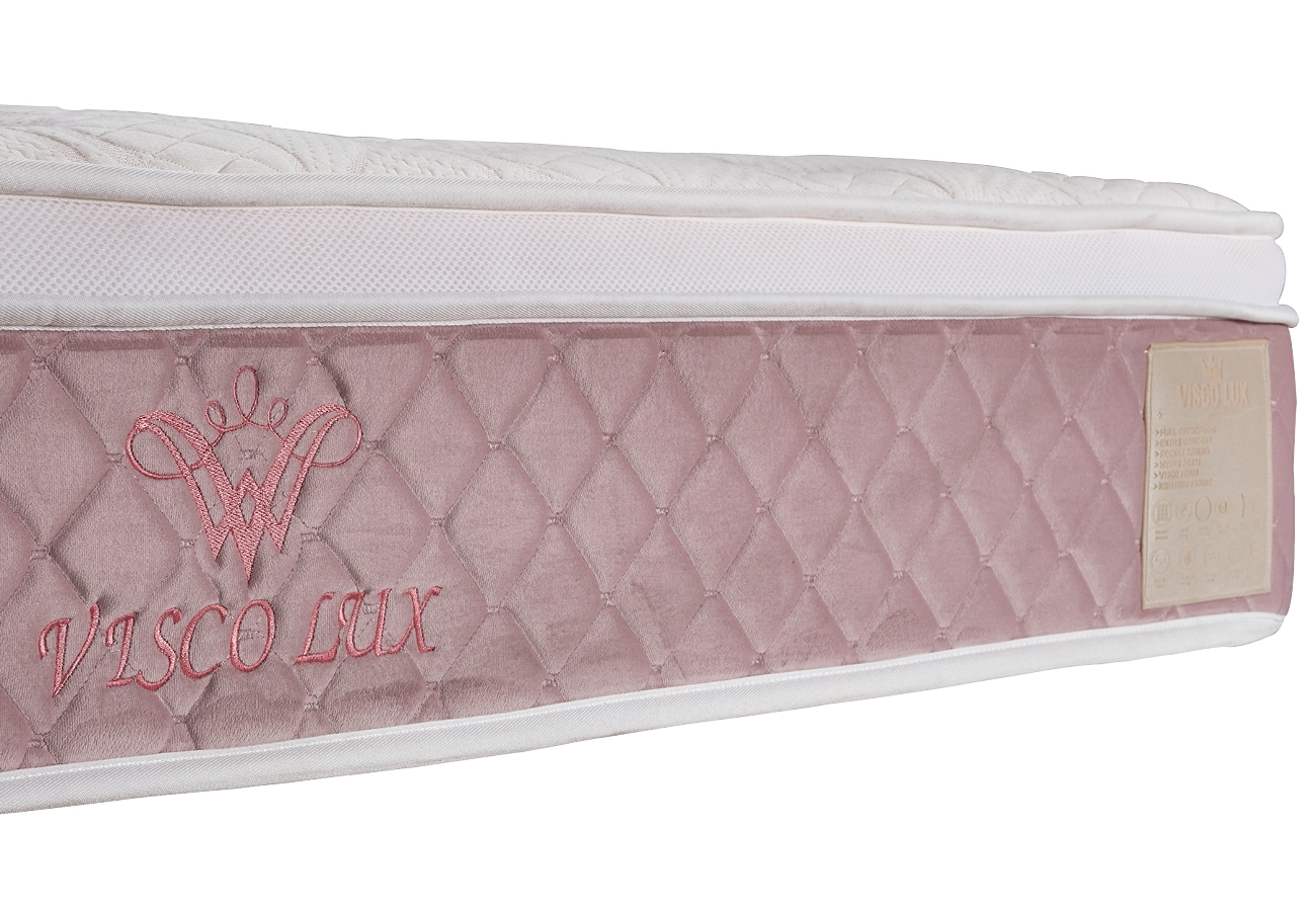 Madrats Visco Lux Rose 180x200 - Pilt 5