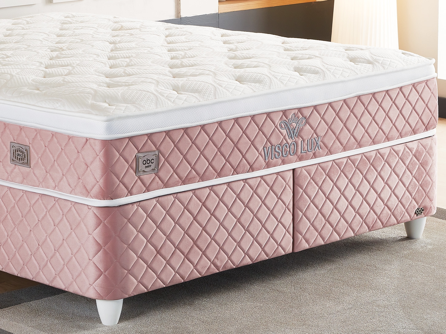 Madrats Visco Lux Rose 180x200 - Pilt 4