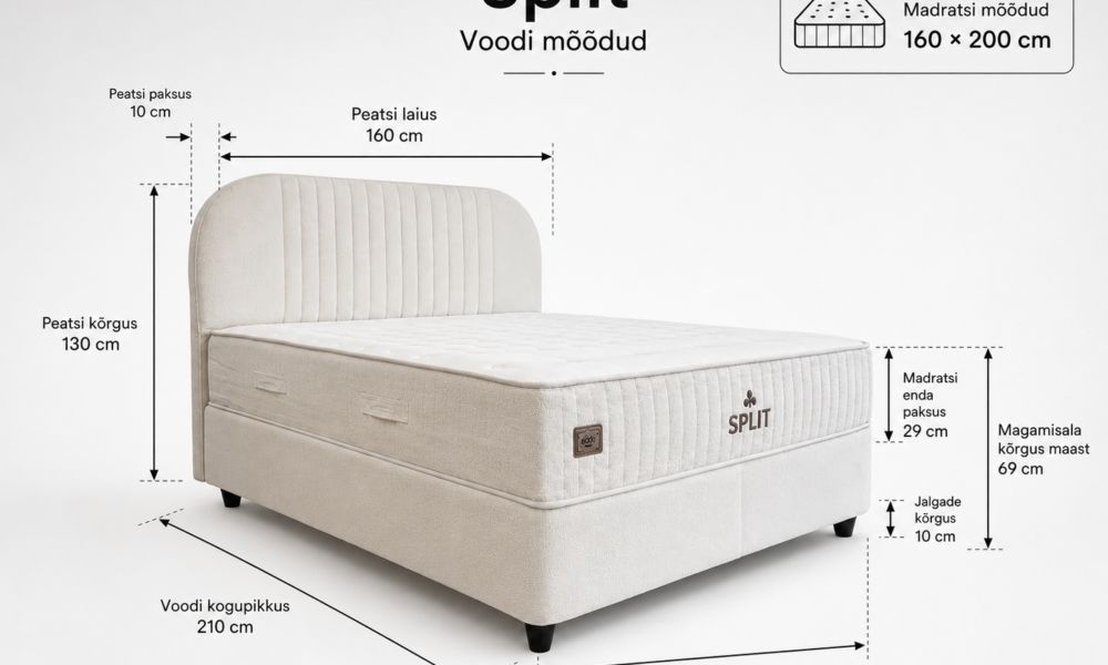 Kontinentaalvoodi Split 160x200 - Pilt 3