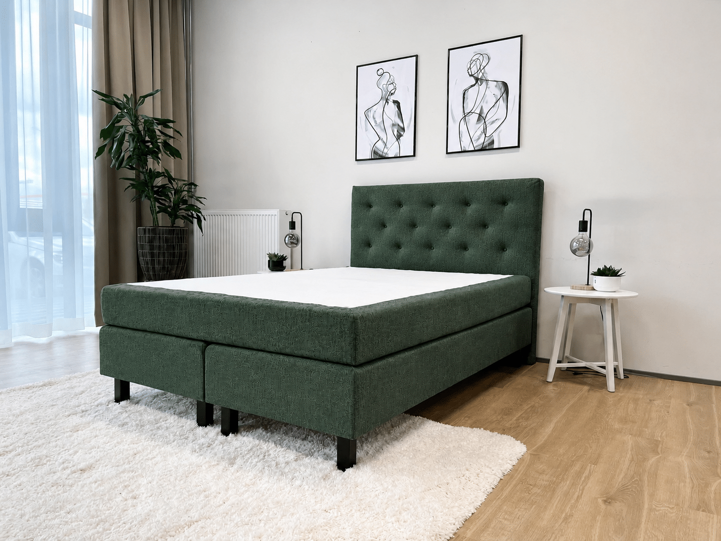 Kontinentaalvoodi Melinda Basic 160x200 storm 39