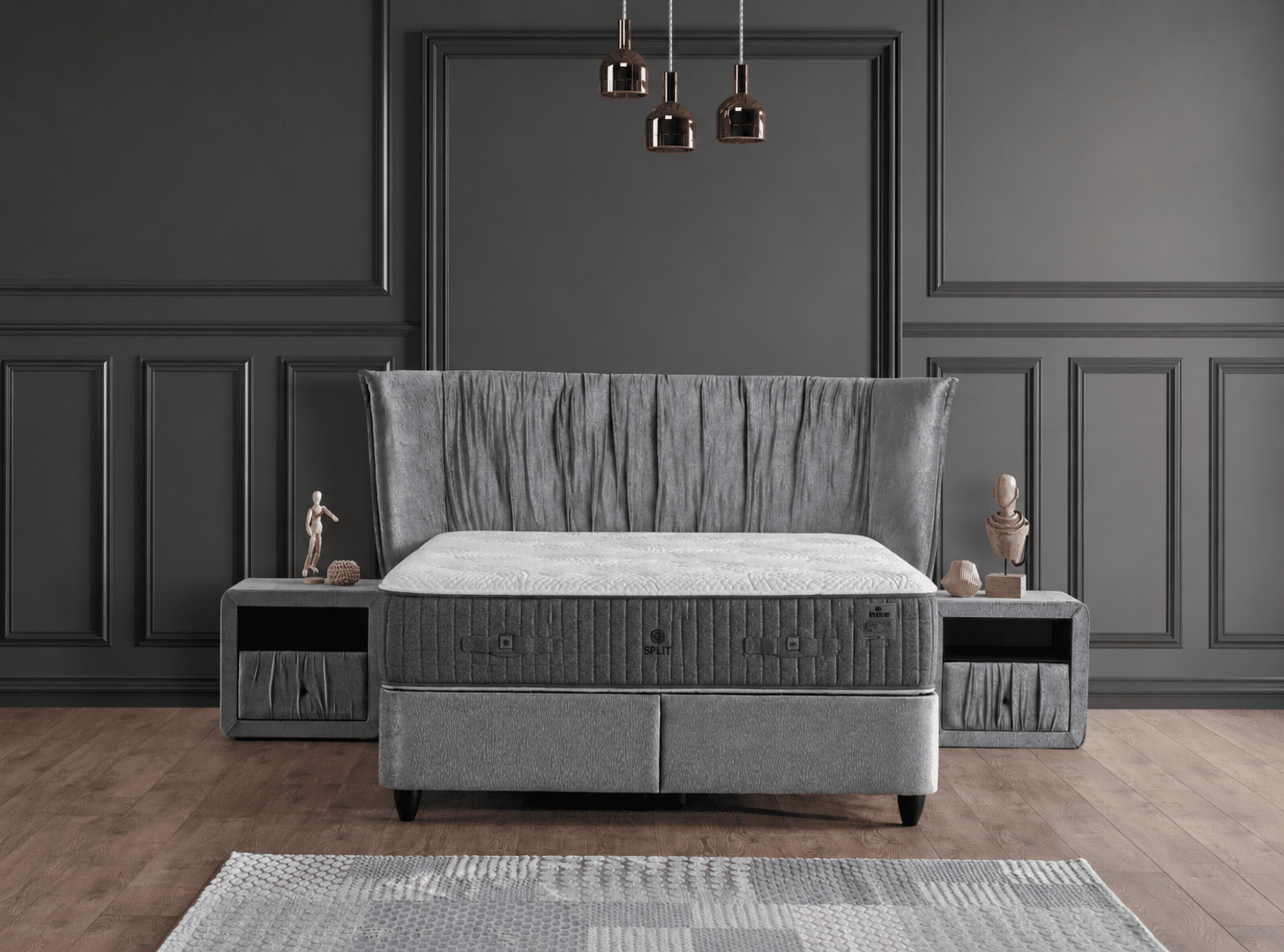 Kontinentaalvoodi Premium 160x200 Split madratsiga - Pilt 2