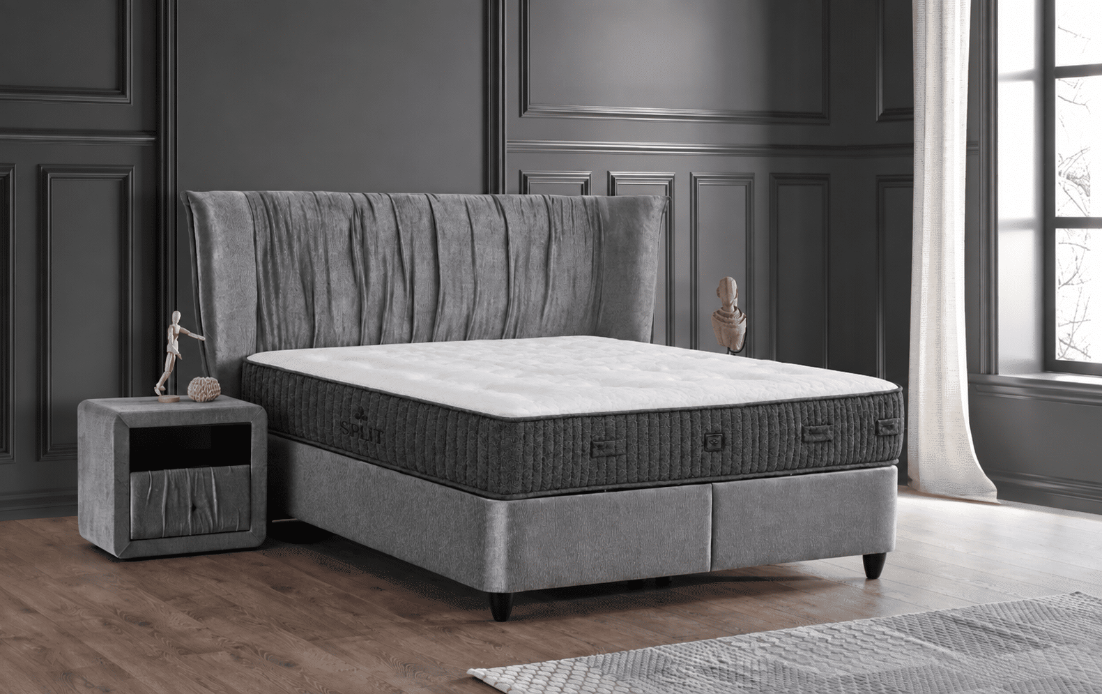 Kontinentaalvoodi Premium 160x200 Split madratsiga