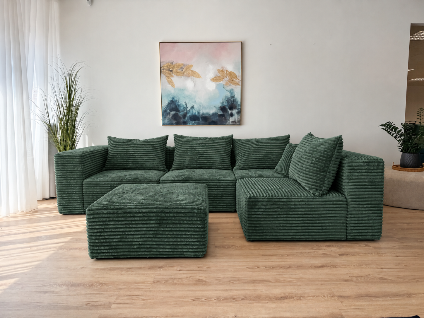 Mooduldiivan Lego XL – Roheline - Pilt 3