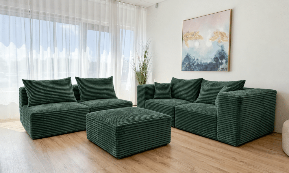 Mooduldiivan Lego XL – Roheline - Pilt 2