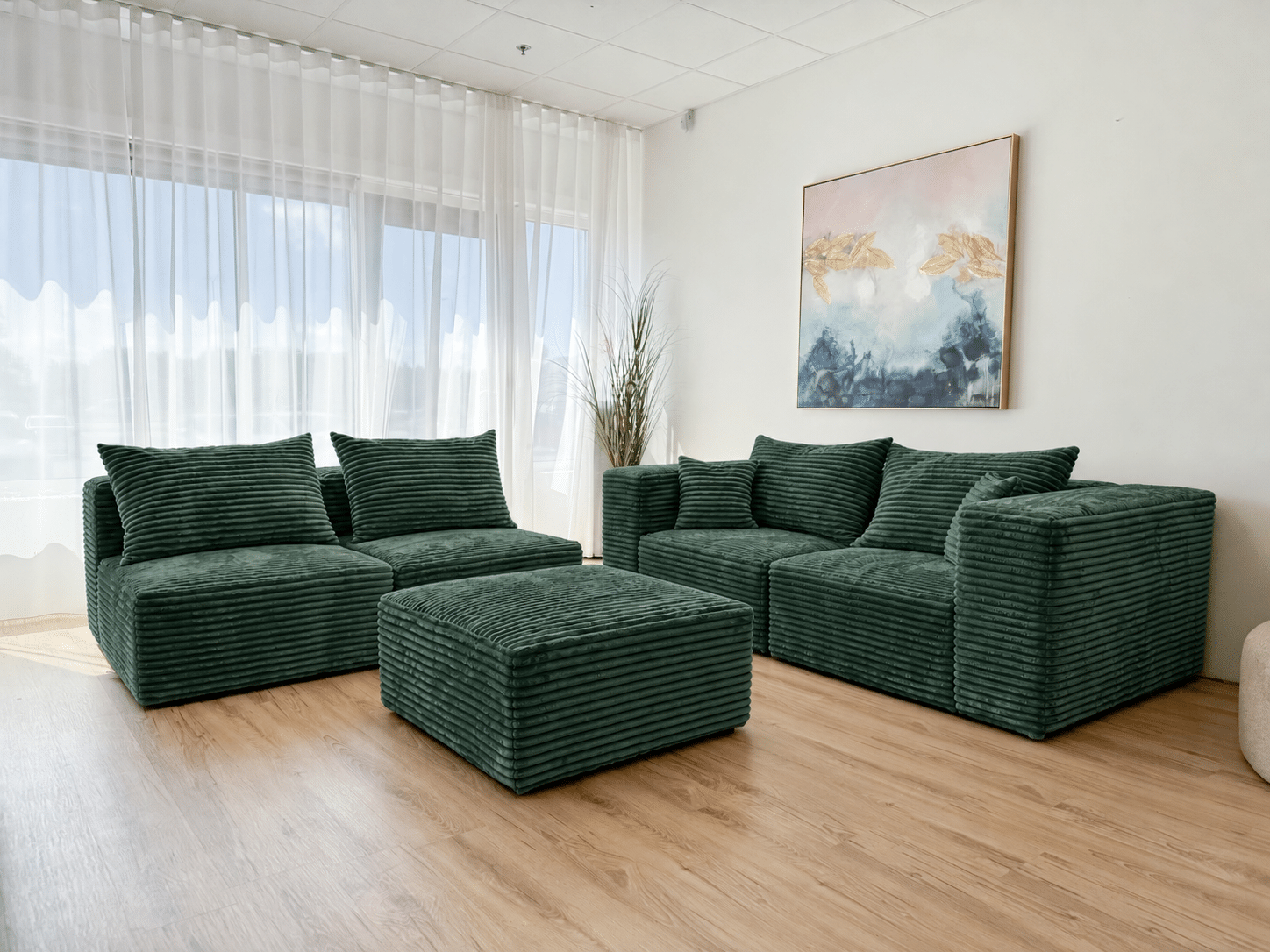 Mooduldiivan Lego XL – Roheline - Pilt 2